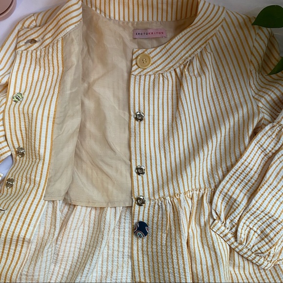 ErotoKritos Cotton Peplum Jacket - Picture 3 of 5